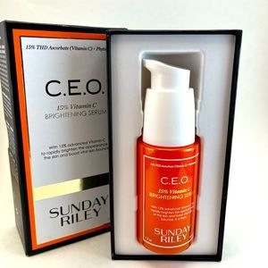 SUNDAY RILEY - C.E.O. 15% Vitamin C - BRIGHTENING SERUM - 1.0oz - NEW